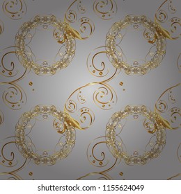 Vector illustration. Vector snowflakes background. Snowflake colorful pattern. Snowflakes pattern. Flat design with abstract snowflakes isolated on colors background.