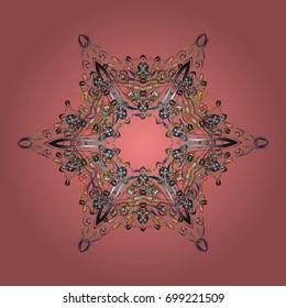 Vector illustration. Snowflakes. Holiday design for Christmas and New Year fashion prints. Background. Christmas pattern with snowflakes abstract background.