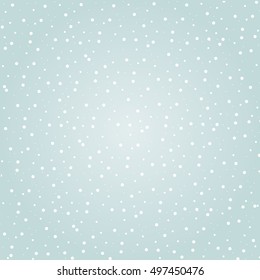 Vector Illustration Of Snowy Sky, Snowy Background