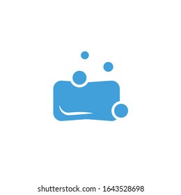 Vector illustration, soap icon template.