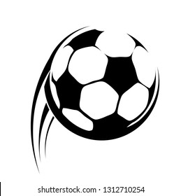 Vector illustration of soccer ball.