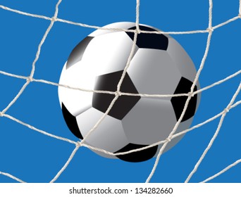 Vector illustration of soccer ball.