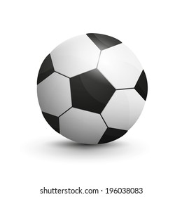 Vector Illustration of a Soccer Ball