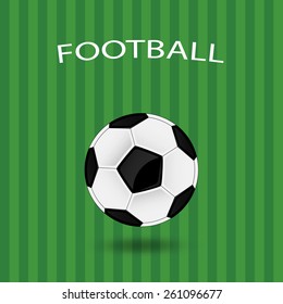 vector illustration of a soccer ball