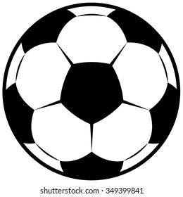 Vector illustration of soccer ball 