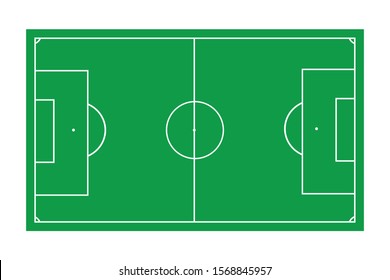 Vector illustration of a soccer field on eps 10
