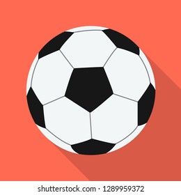 Vector illustration of soccer and gear icon. Collection of soccer and tournament stock symbol for web.