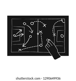 Vector illustration of soccer and gear logo. Set of soccer and tournament vector icon for stock.