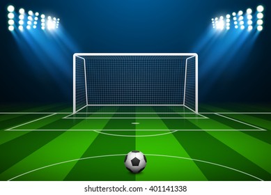 Soccer Field Scoreboardvector Stock Vector (Royalty Free) 295539344 ...