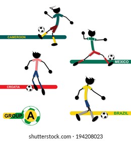 Vector illustration of Soccer Player icon
