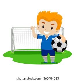 Teen Boy Holding Soccer Ball Stock Illustrations Images Vectors Shutterstock