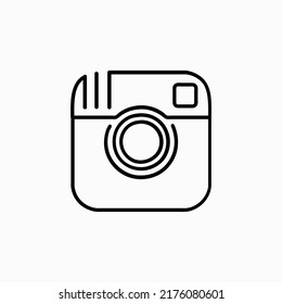 vector illustration of a social media app icon