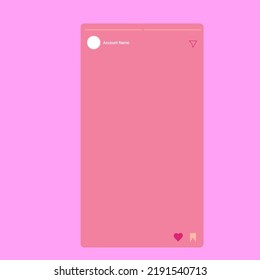 Vector Illustration social media daily activity post template. Instagram daily post stories template.