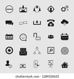 Vector illustration of social media and network icon set, EPS10.