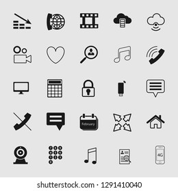 Vector illustration of social media and network icon set, EPS10.