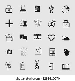Vector illustration of social media and network icon set, EPS10.