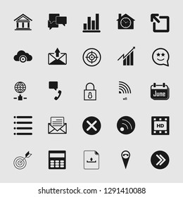 Vector illustration of social media and network icon set, EPS10.