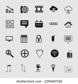 Vector illustration of social media and network icon set, EPS10.