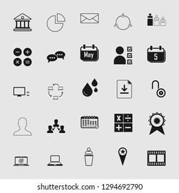 Vector illustration of social media and network icon set, EPS10.