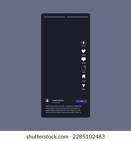 Vector Illustration social media post template