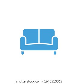 Vector illustration, sofa icon template.  