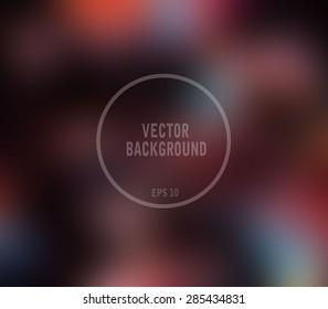 Vector illustration of soft blurry colored abstract background. Vector illustration EPS10