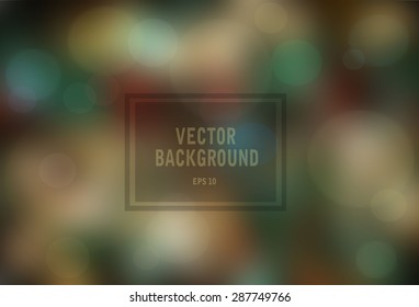 Vector illustration of soft blurry colored abstract background. Vector illustration EPS10