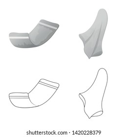 Vector illustration of soft and clean icon. Collection of soft and household stock symbol for web.