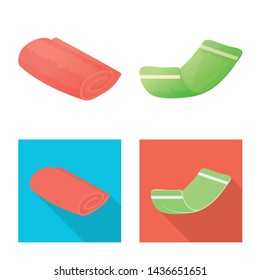 Vector illustration of soft and clean icon. Collection of soft and household vector icon for stock.