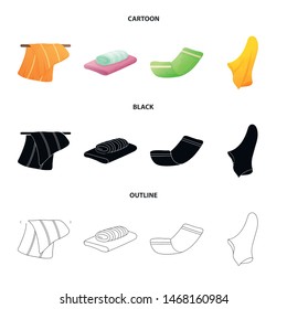 Vector illustration of soft and clean icon. Collection of soft and household stock vector illustration.