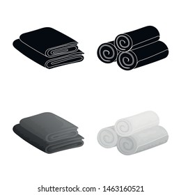 Vector illustration of soft and clean sign. Set of soft and household stock symbol for web.