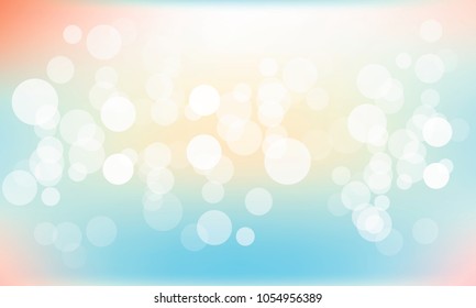 Vector illustration of soft colored abstract background