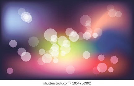 Vector illustration of soft colored abstract background