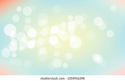 Vector illustration of soft colored abstract background