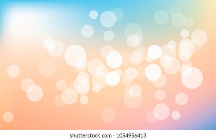 Vector illustration of soft colored abstract background