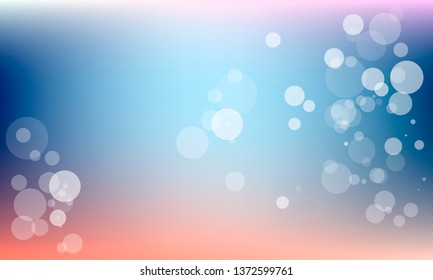 Vector illustration of soft colored abstract background