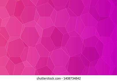 Vector illustration of soft colored abstract background hexagonal background