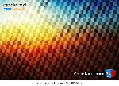 Vector illustration of soft colored abstract background