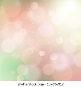 Vector illustration of soft colored abstract background