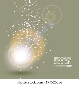 Vector illustration of soft colored abstract background.