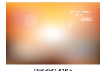 vector illustration of soft colored abstract blurred light background layout design , can be use for background concept or festival background.