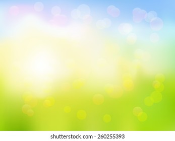 Vector illustration of soft colored abstract background