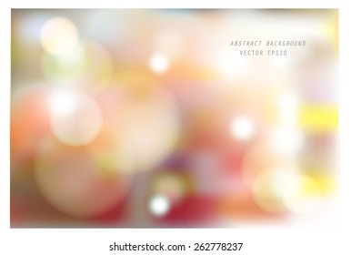 vector illustration of soft colored abstract blurred light background layout design , can be use for background concept or festival background.