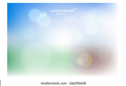 vector illustration of soft colored abstract blurred light background layout design , can be use for background concept or festival background.