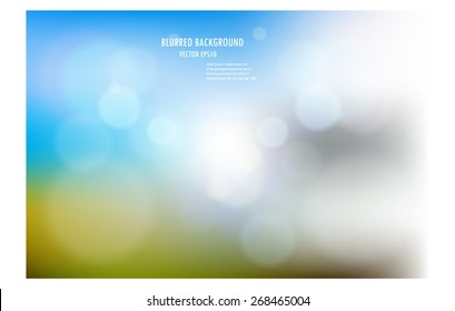 vector illustration of soft colored abstract blurred light background layout design , can be use for background concept or festival background.