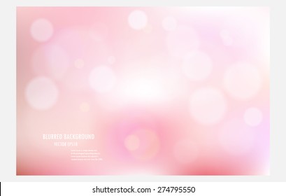 vector illustration of soft colored abstract blurred light background layout design 