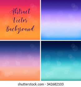 Vector illustration of soft colored abstract background.