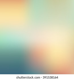 Vector illustration of soft colored abstract background. Summer light background.