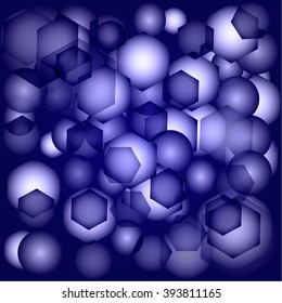 Vector illustration of soft colored abstract background 