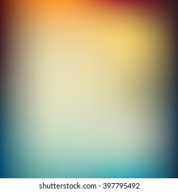 Vector illustration of soft colored abstract background. Summer light background. Soft light retro color. Retro style. Summer retro background. Soft retro background. Blurred retro background. Retro